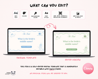 Blue PJs and Prosecco Bachelorette Jeopardy Game