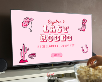 Last Rodeo – Bachelorette Jeopardy Game (Canva Template)