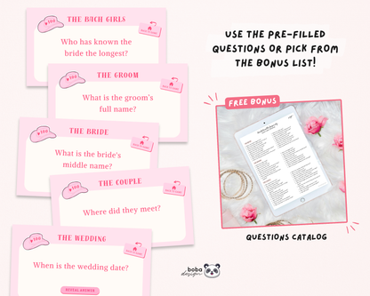 Last Rodeo – Bachelorette Jeopardy Game (Canva Template)