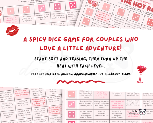 4 in 1 Spicy Dice Game for Couples