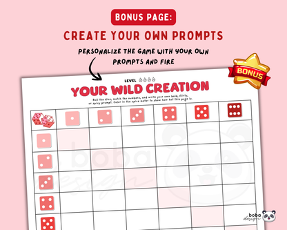4 in 1 Spicy Dice Game for Couples