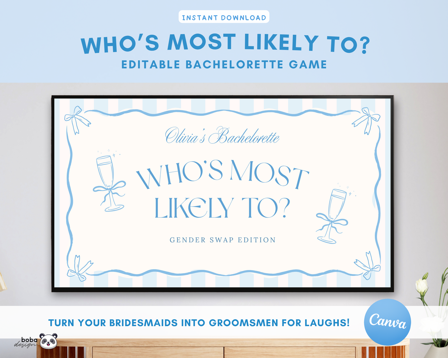Blue Bows Gender Swap Most Likely To Bachelorette Game