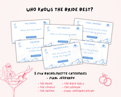 Apres Ski Bachelorette Jeopardy Game