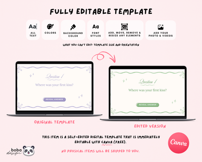 Lavender PJs and Prosecco What Did the Groom Say Game