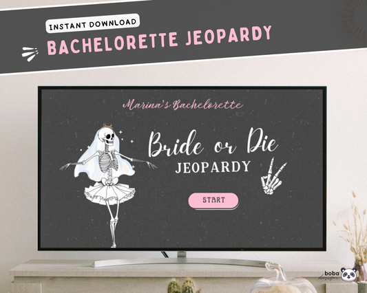 Bride or Die - Bachelorette Jeopardy Game