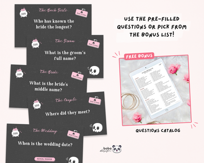 Bride or Die - Bachelorette Jeopardy Game