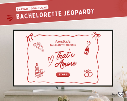 That's Amore Bachelorette Jeopardy Game