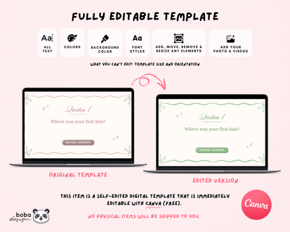 Champagne PJs and Prosecco What Did the Groom Say Game