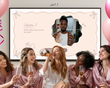 Champagne PJs and Prosecco What Did the Groom Say Game