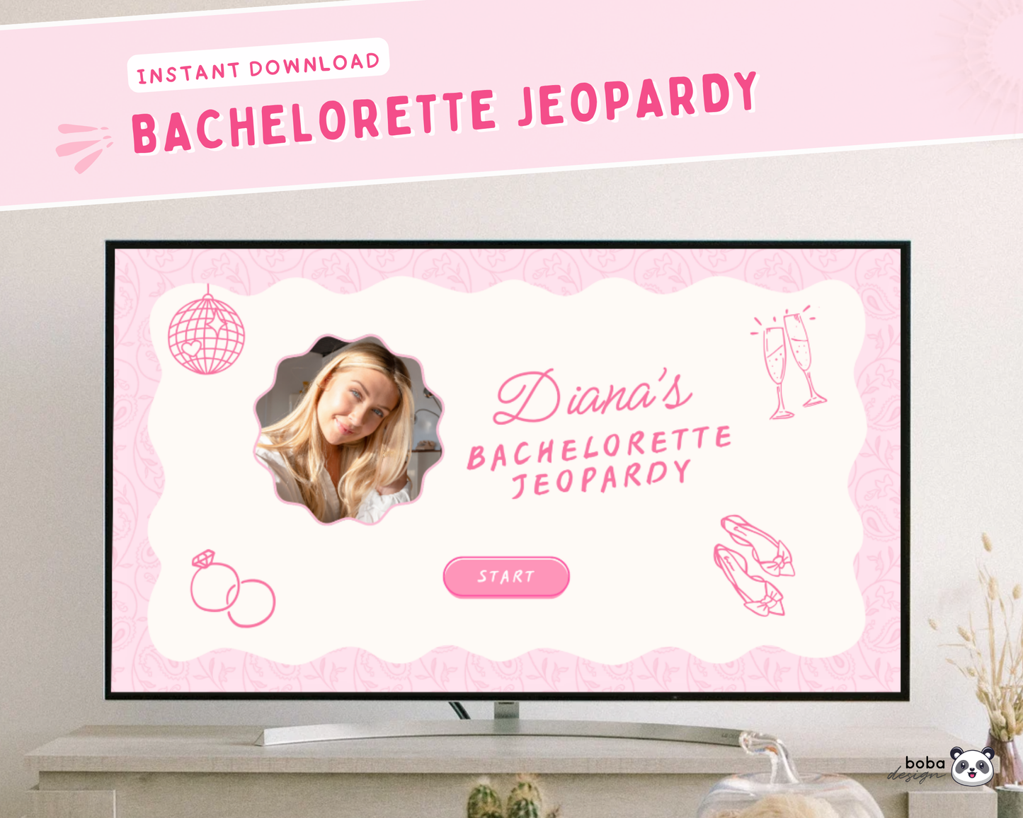 Pinky Vibes – Bachelorette Jeopardy Game