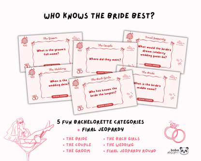 That's Amore Bachelorette Jeopardy Game