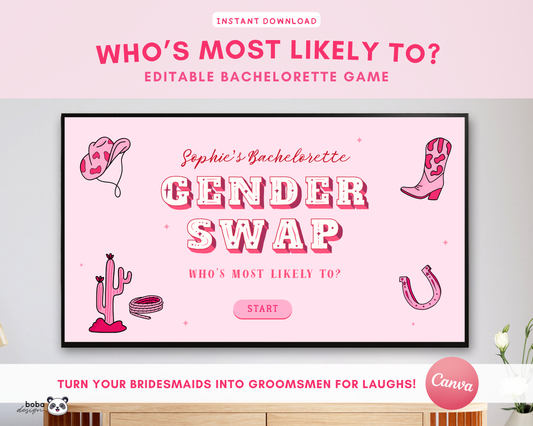 Last Rodeo Gender Swap Bachelorette Game – Bridesmaids to Bridesmen