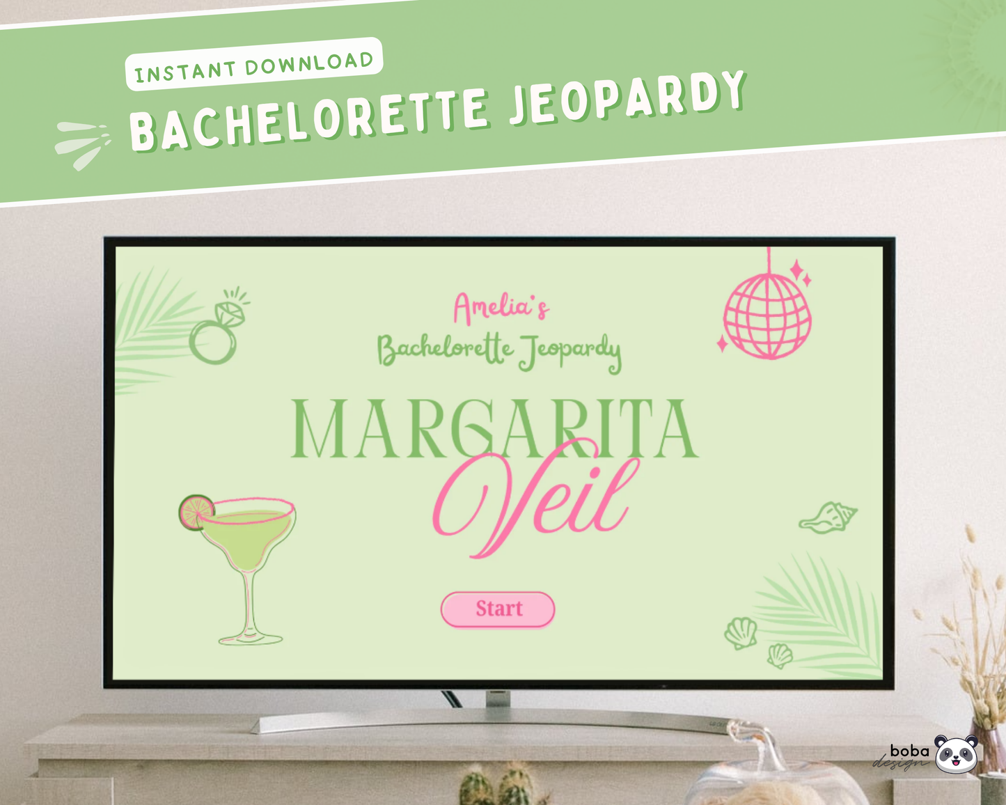 Margarita Veil Bachelorette Jeopardy Game