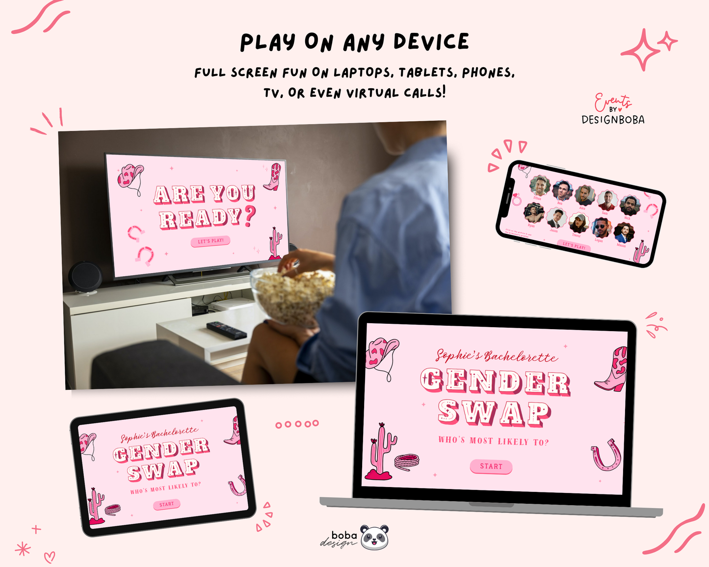 Last Rodeo Gender Swap Bachelorette Game – Bridesmaids to Bridesmen