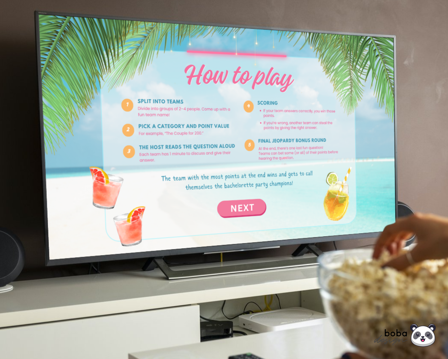 Bach Island Bachelorette Jeopardy Game