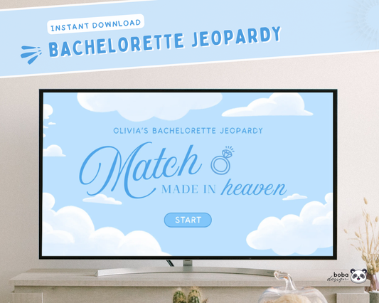 Match Made In Heaven Bachelorette Jeopardy Game