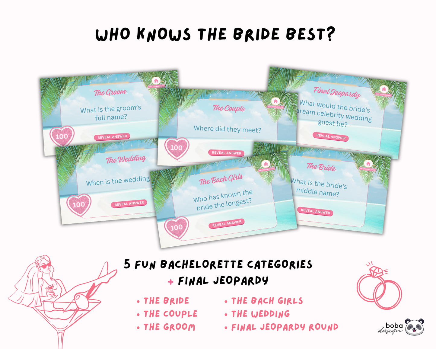 Bach Island Bachelorette Jeopardy Game