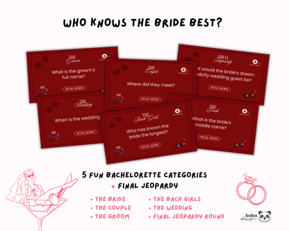 She's the Cherry on Top Bachelorette Jeopardy Game