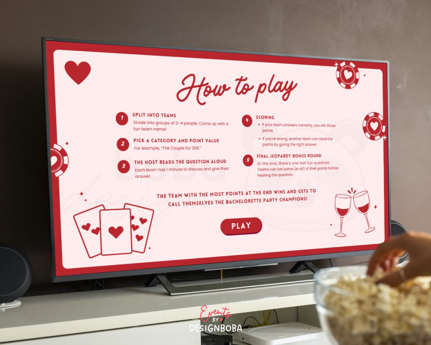 Lucky in Love Vegas Bachelorette Jeopardy Game