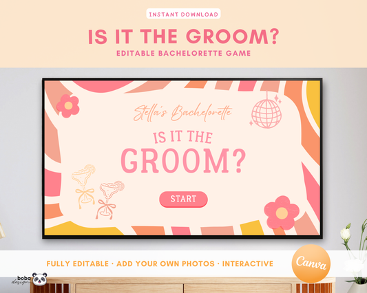 Retro Is it the Groom Bachelorette Party Game