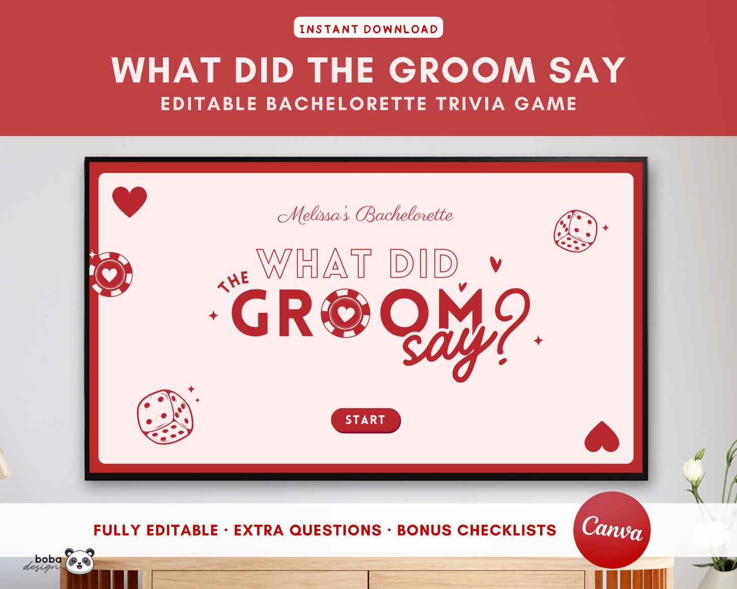 Lucky in Love What Did the Groom Say Game