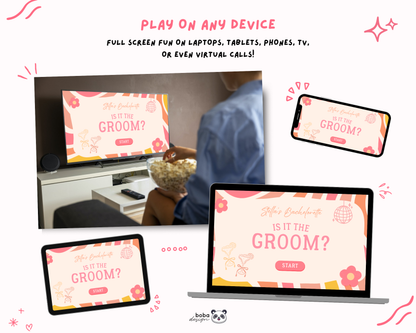 Retro Is it the Groom Bachelorette Party Game