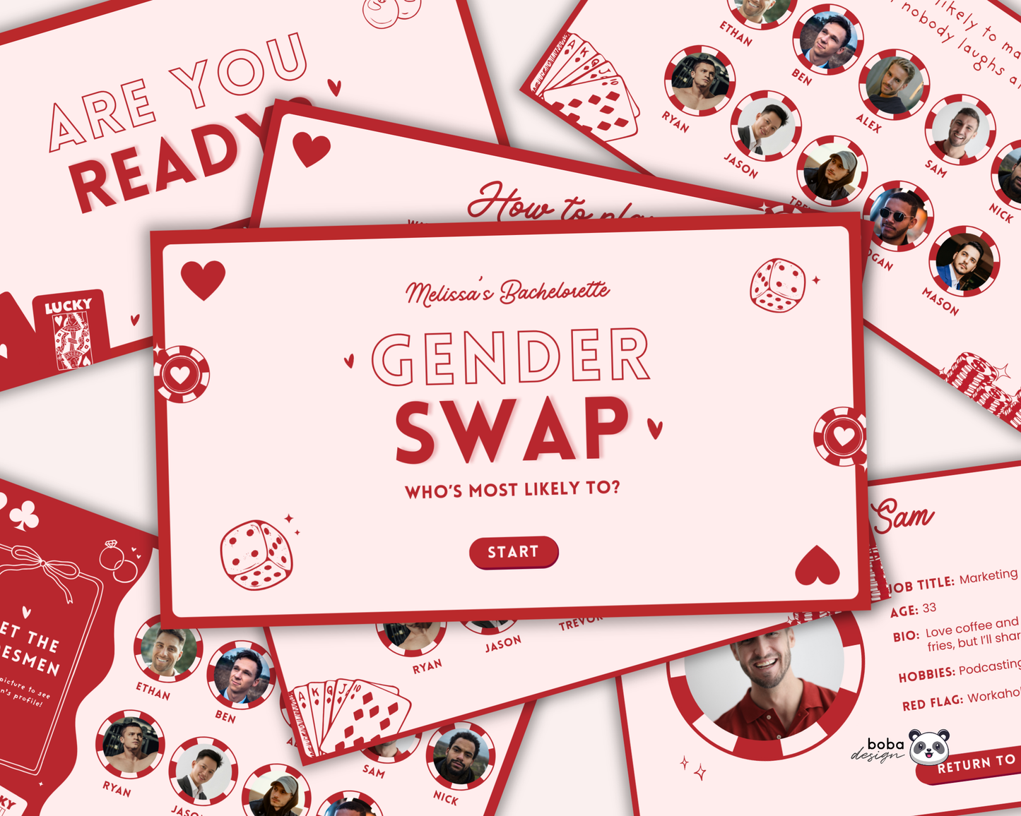 Lucky in Love Gender Swap Bachelorette Game - Bridesmaids to Bridesmen
