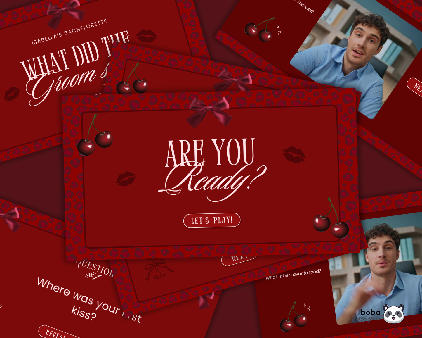 She's the Cherry on Top What Did the Groom Say Game