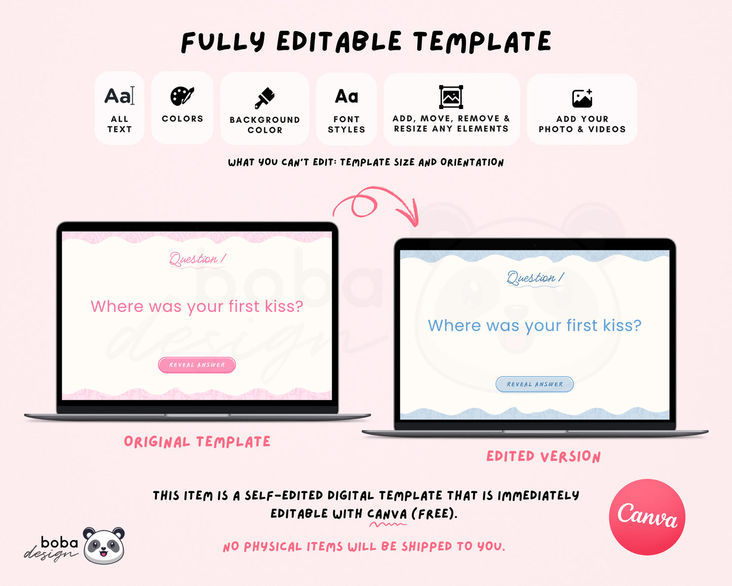 Pinky Vibes What Did the Groom Say – Bachelorette Game