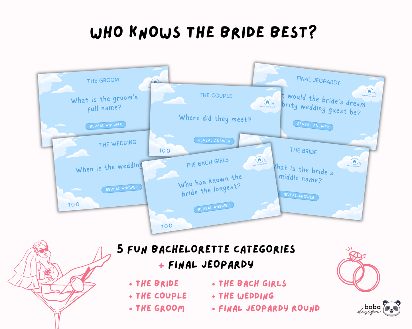 Match Made In Heaven Bachelorette Jeopardy Game