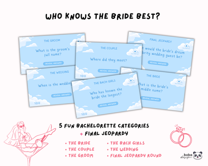 Match Made In Heaven Bachelorette Jeopardy Game