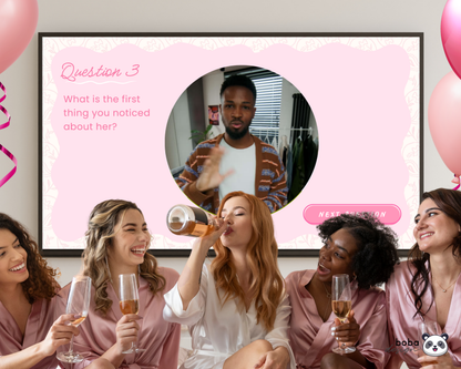 Pinky Vibes What Did the Groom Say – Bachelorette Game