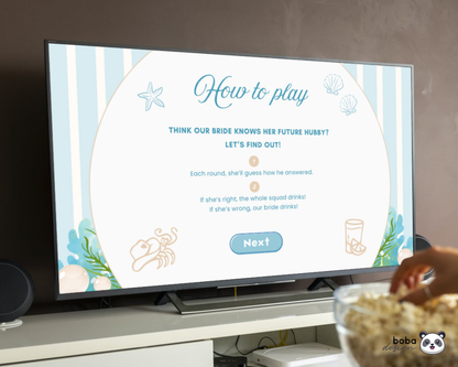 Seashells and Wedding Bells What Did the Groom Say Game