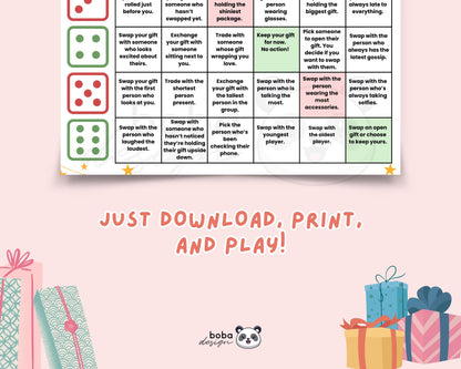 Roll the Dice Game - Funny Christmas Gift Exchange