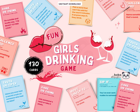 Fun Girls Drinking Game – Printable Ladies Night Party Game