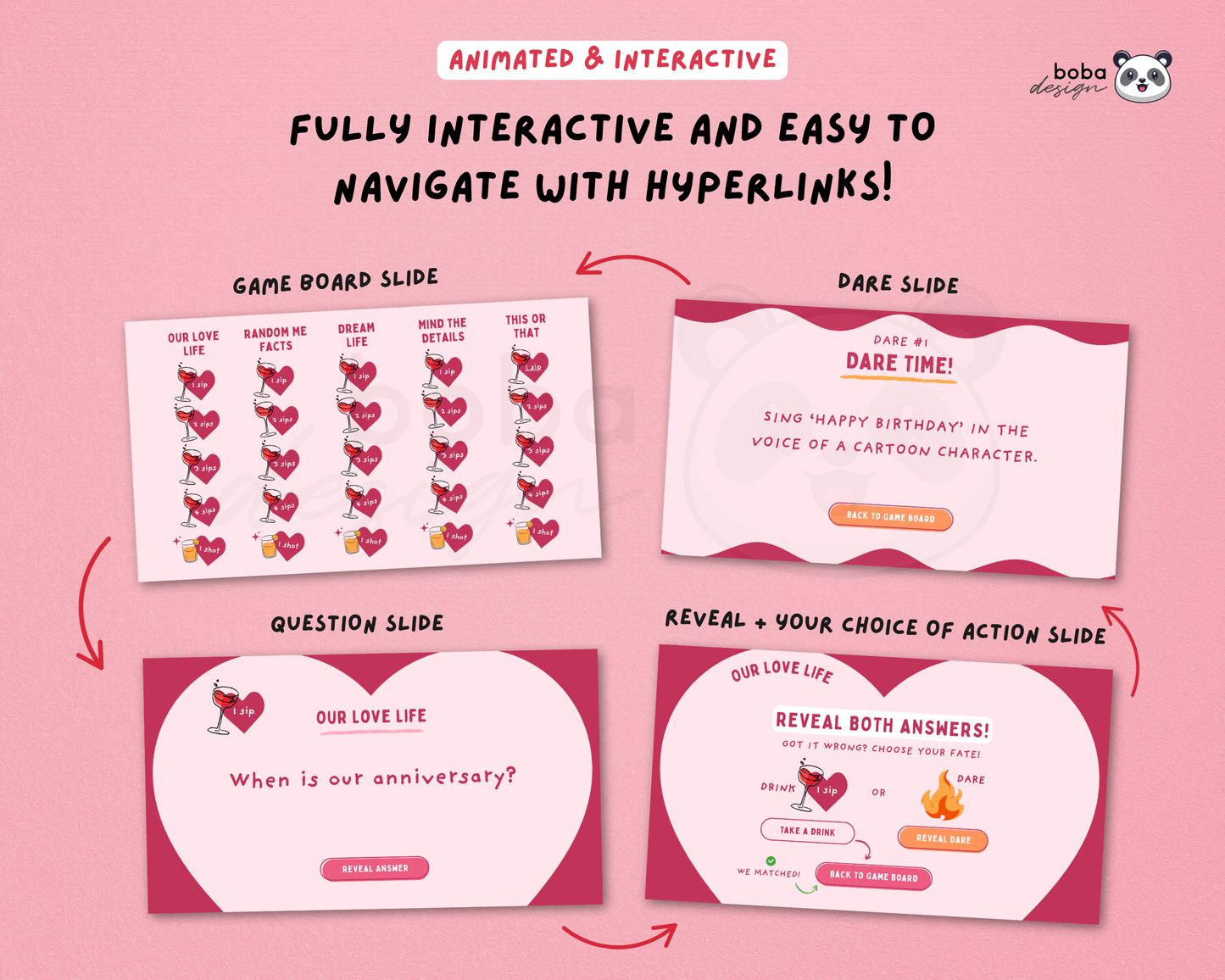 Couple Trivia Drinking Game – Editable Canva Template for Date Night