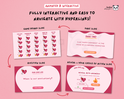 Couple Trivia Drinking Game – Editable Canva Template for Date Night