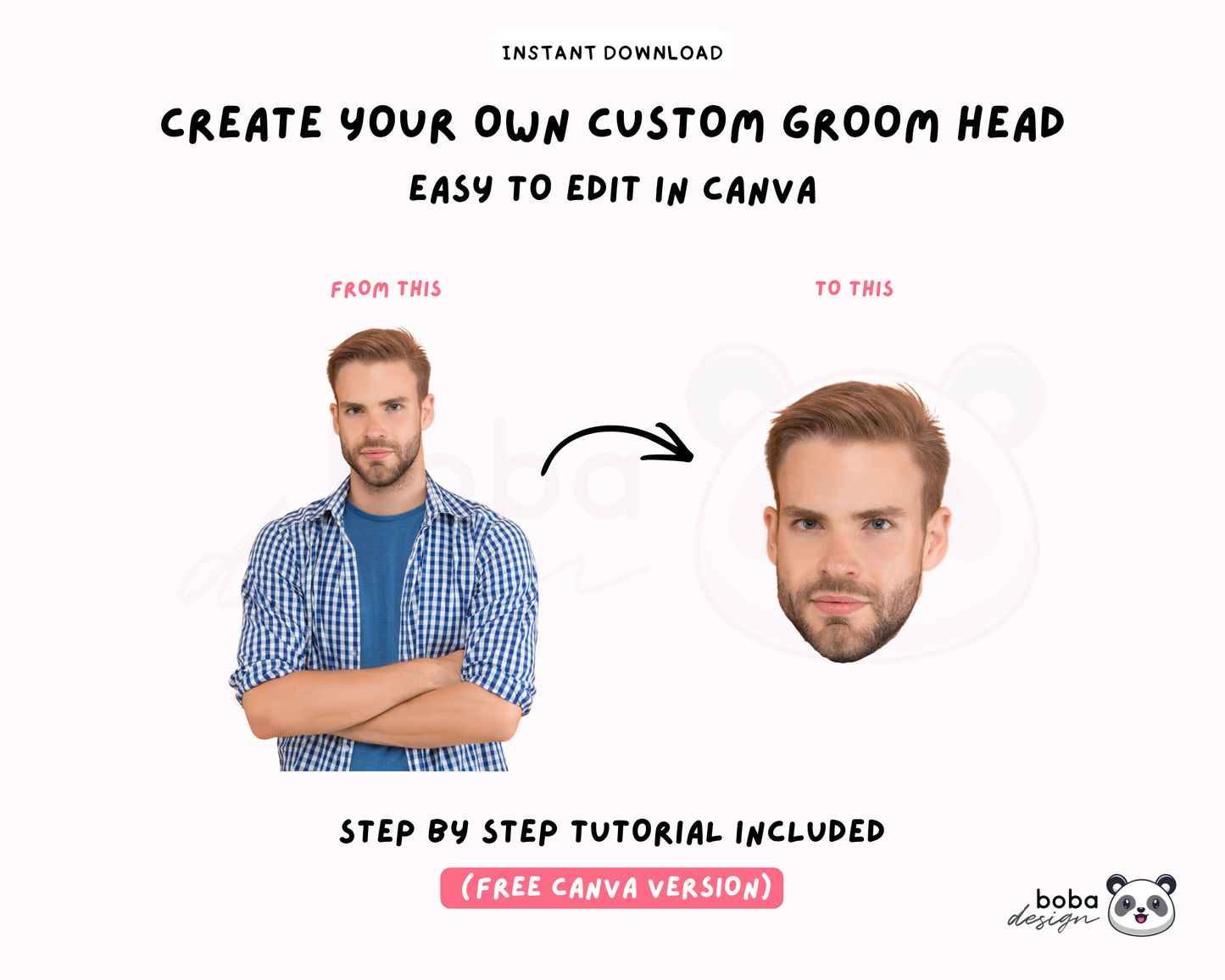 Custom Groom Head What Did the Groom Say Game Green