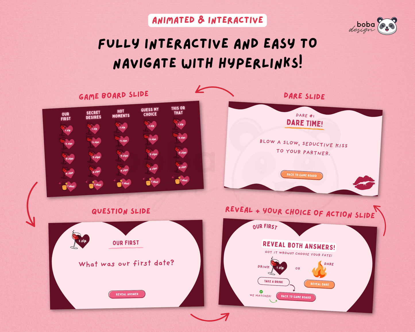 Spicy Couple Trivia Drinking Game – Editable Canva Template for Date Night