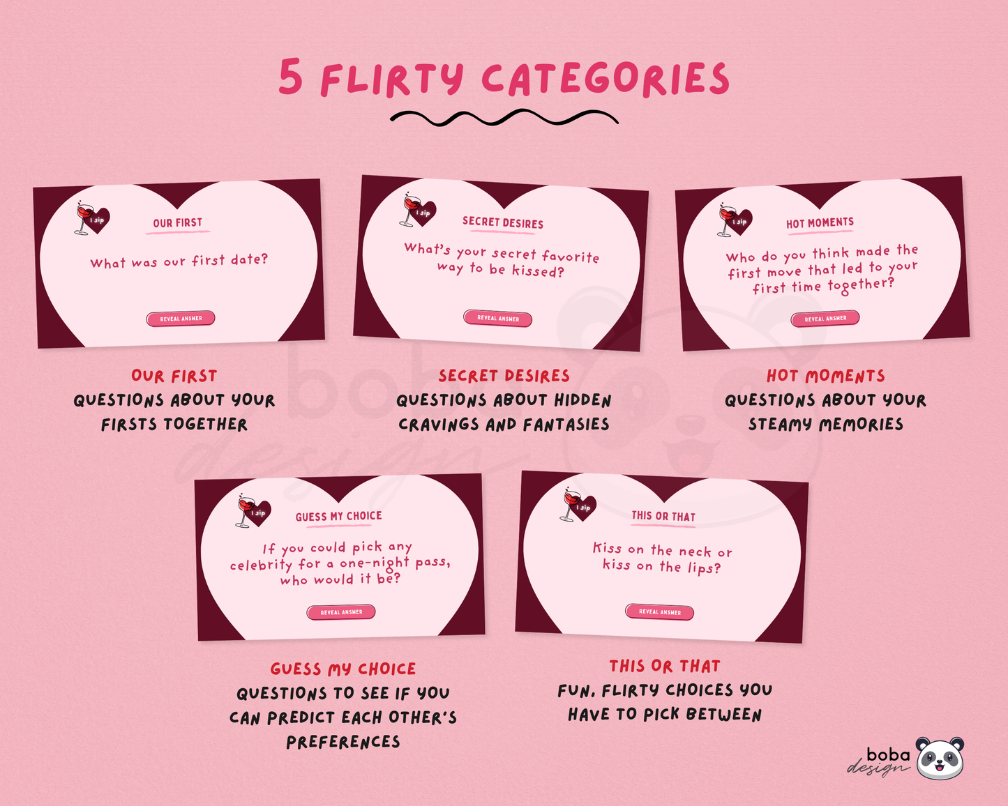 Spicy Couple Trivia Drinking Game – Editable Canva Template for Date Night