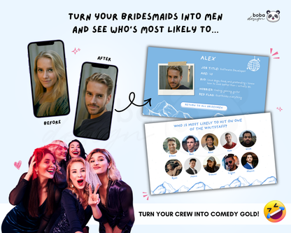 Apres Ski Gender Swap Bachelorette Game – Bridesmaids to Bridesmen