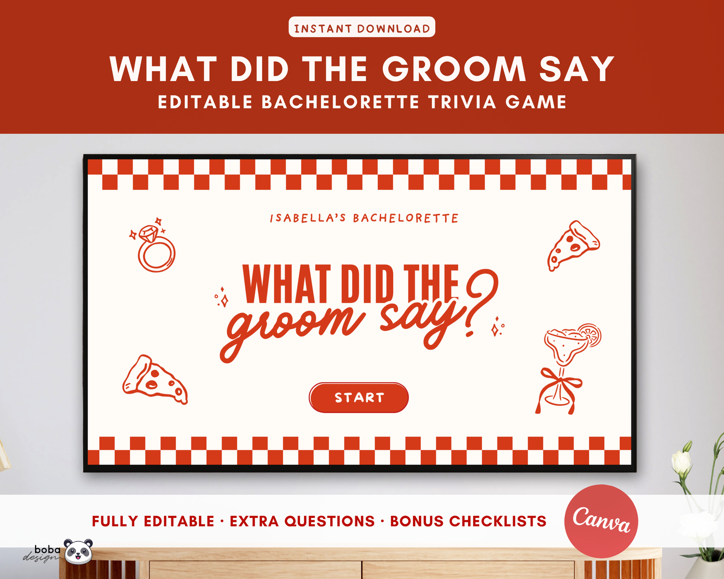 Love at First Slice What Did the Groom Say Game