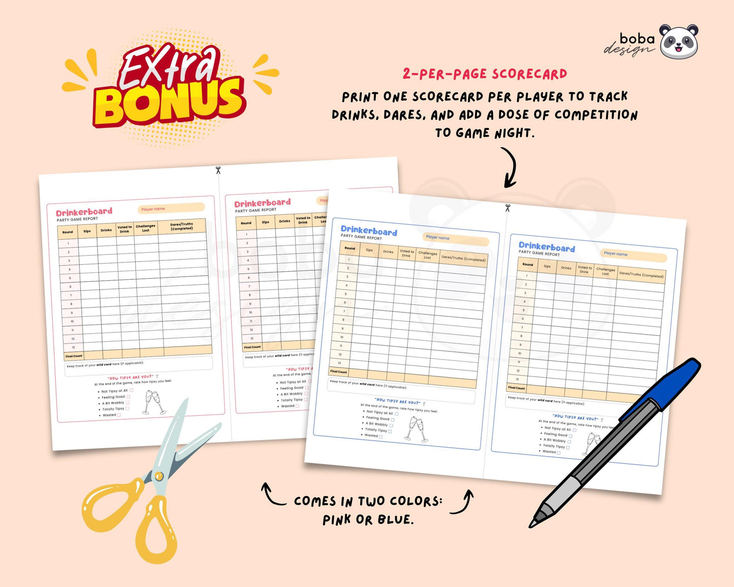 Truth or Dare – Printable Drinking Game for Adults Party