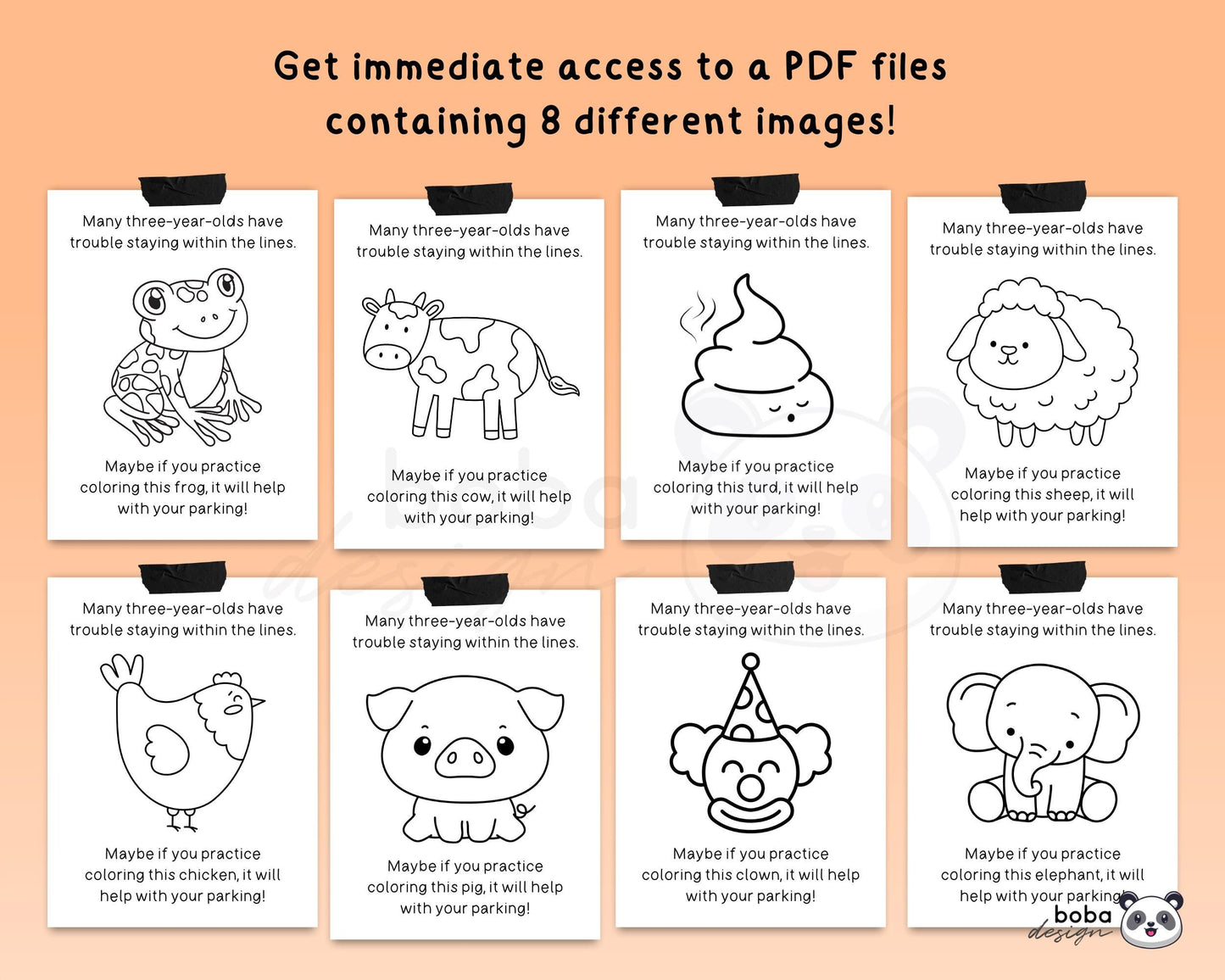 8 Funny Printable Bad Parking Tickets - Fake Parking Cards for Bad Drivers