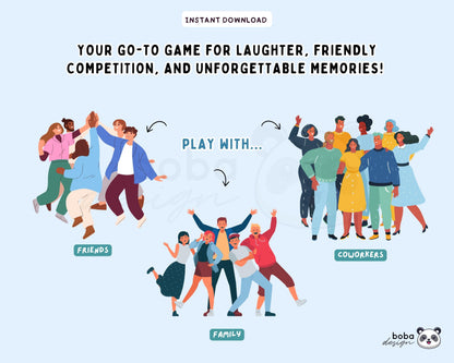 Friendly Feud - Printable Group Party Game