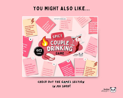 Fun Girls Drinking Game – Printable Ladies Night Party Game