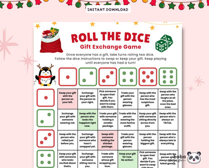 Roll the Dice Game - Funny Christmas Gift Exchange