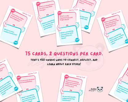 Spill the Truth - Printable This or That Couple Drinking Game Cards