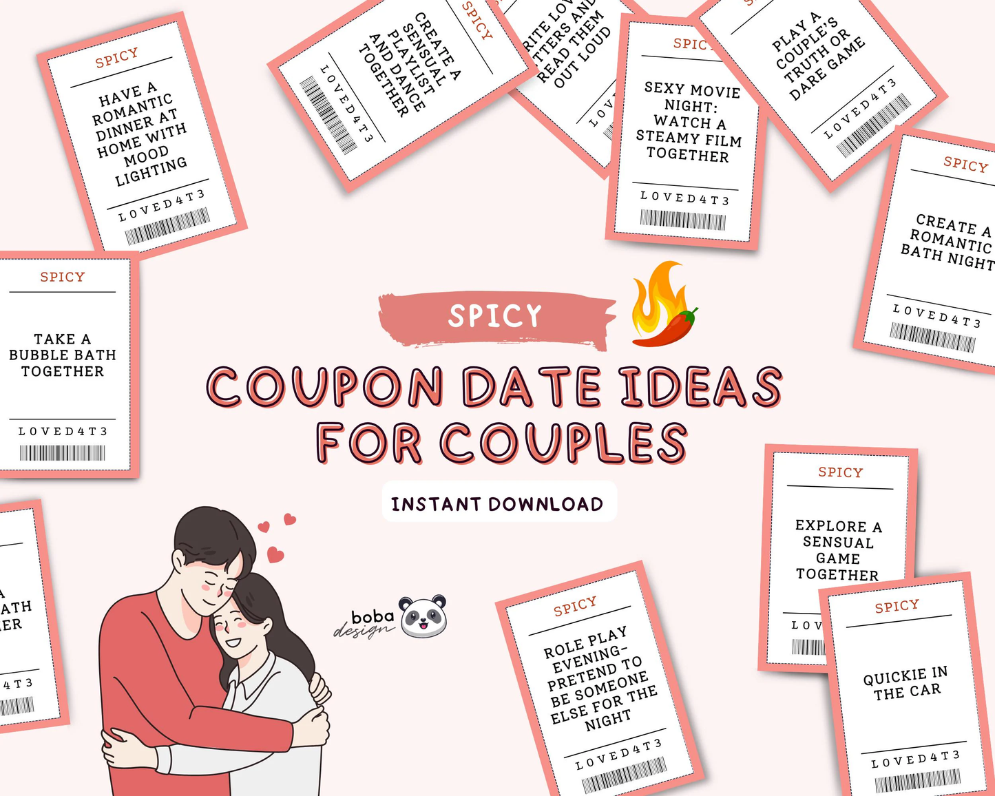 32 Printable Spicy Date Night Coupons: Romantic & Fun Ideas for Couples