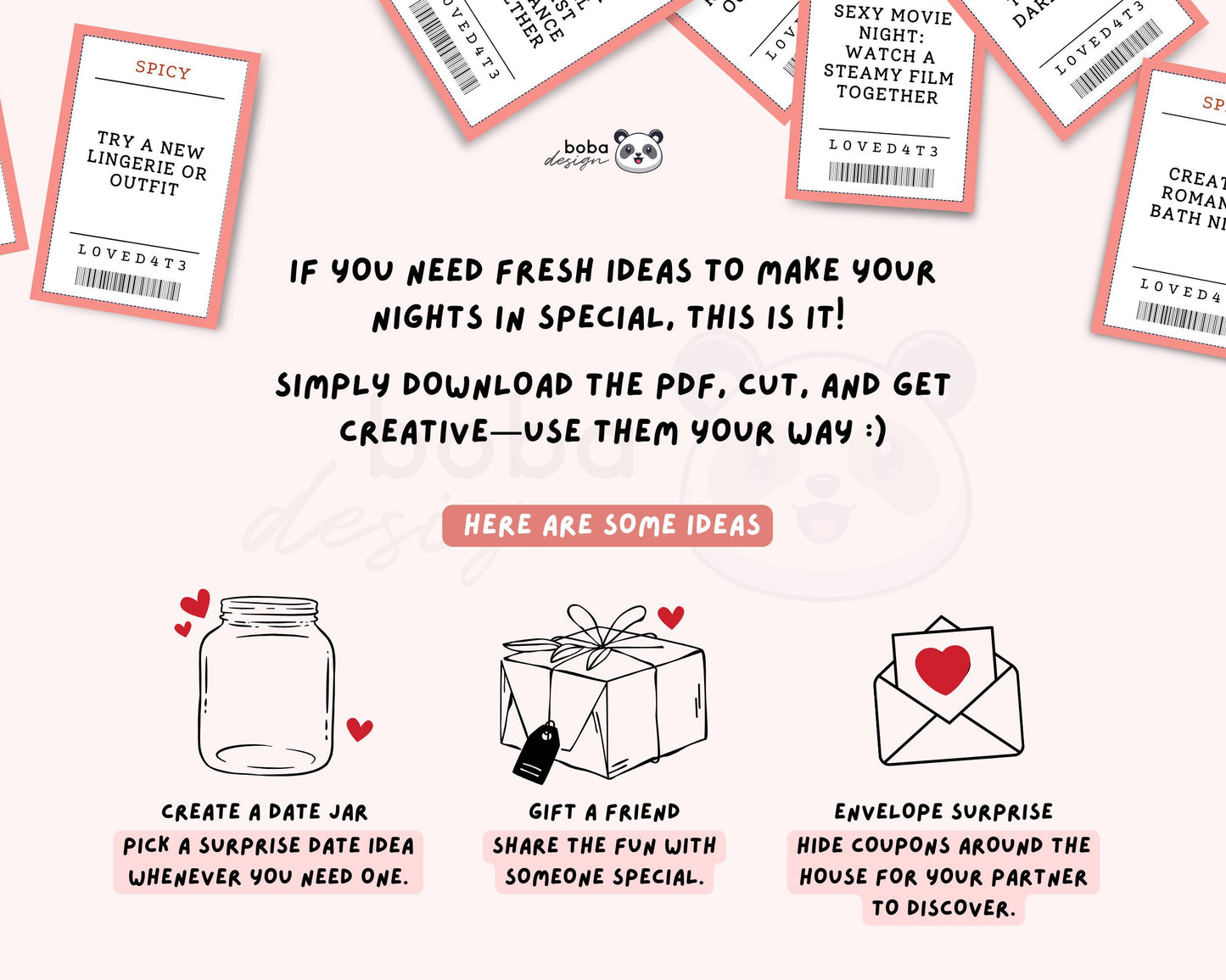 32 Printable Spicy Date Night Coupons: Romantic & Fun Ideas for Couples